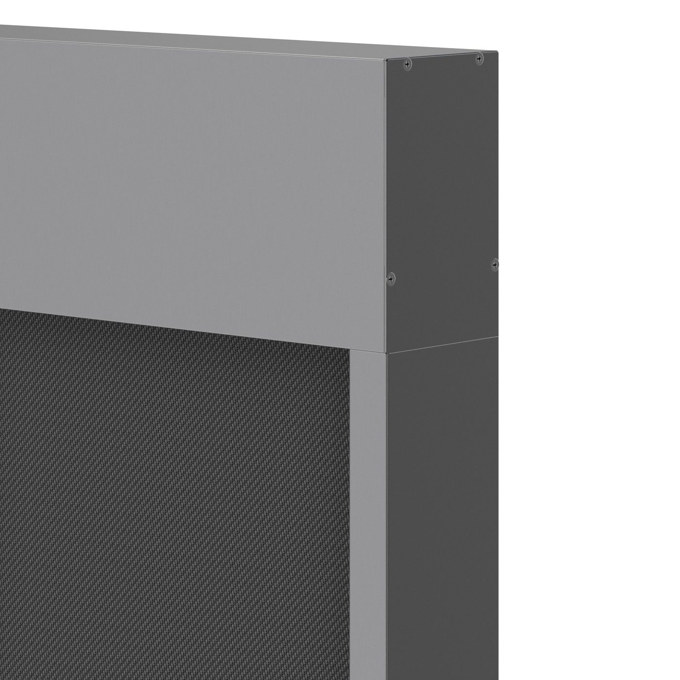 Detail des Kastens am Textilscreen ZIP110, technische Darstellung