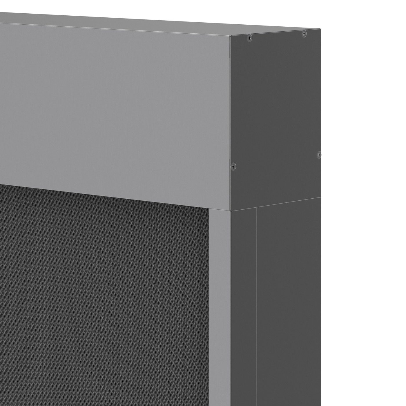 Detail des Kastens am Textilscreen ZIP150, technische Darstellung